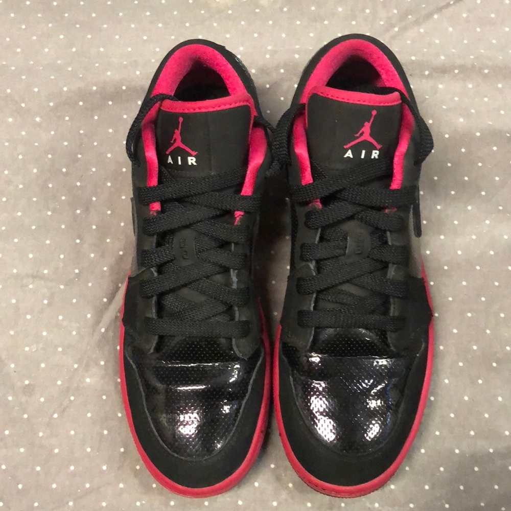 Nike Air Force 1s Pink And Black
